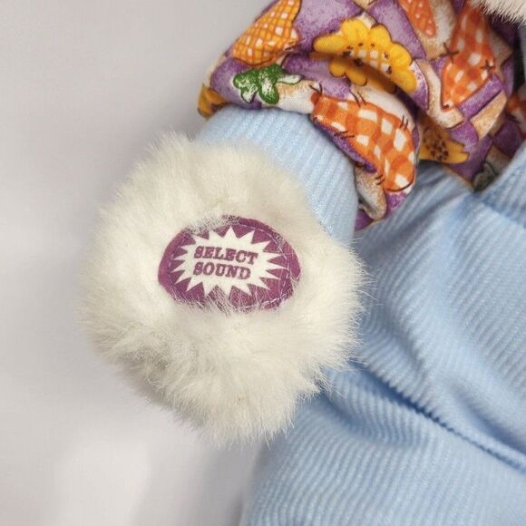 Vtg DANDEE Int Ltd Candyland Story Telling Animated  Easter Bunny - 14" Rare - Picture 6 of 12